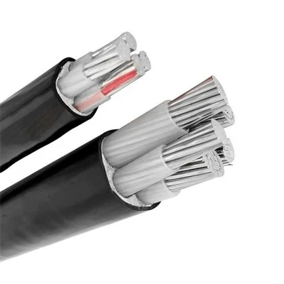 YJV belysning aluminiumskabel dekket linjeledning opptil 35KV Service Drop-kabel aluminiumskabel XLPE isolert strandet