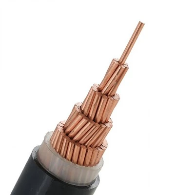 YJV XLPE isolert PVC enkjernekabel Industriell ren kobberkjerne lavspenningsstrømkabel