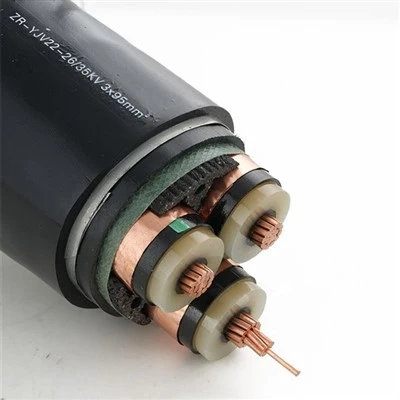 ZR-YJV enkel-/flerkjerne flammehemmende høyspent XLPE-kabel Industriell strømkabel